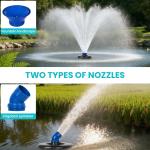 15000GPH Floating Pond Fountain Aerator Pump