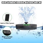Large Solar Pool Fountain with Light Show