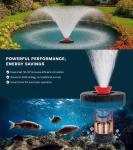 15,000 GPH Floating Pond Fountain Aerator Pump