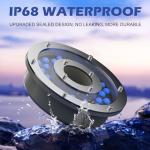 15000 GPH Floating Pond Aerator with LED Lights