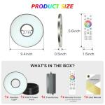 RGBW LED Pond Fountain Light with Power Cord