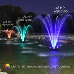 1/3 HP Pond Fountain - 100 ft, 9 Patterns