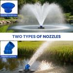 750W 3/4 HP Pond Fountain Pump with 100 FT Cord