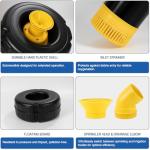 Powerful 1HP Floating Fountain Pump with Timer