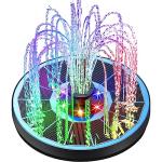 Solar Floating Fountain with Colorful Lights