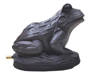Frog Water Spitter Statue for Pond Fountains