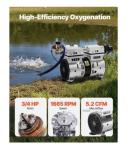 VEVOR 3/4 HP Pond Aerator Kit for 3 Acres