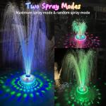 LanPool Floating Fountain with Underwater Lights