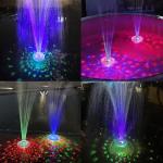 LanPool Floating Fountain with Underwater Lights