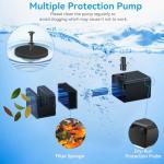 Solar Water Pump with Battery Backup and Nozzles
