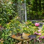 AISITIN Solar Water Fountain with 6 Nozzles
