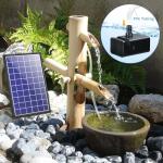 Solar Water Pump with Battery Backup and Nozzles