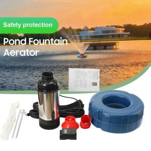Floating Pond Fountain Aerator with Water Pump