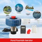 Floating Pond Fountain Aerator with Water Pump
