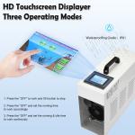 Touchscreen Pond Aerator with Cooling Fan & Diffuser