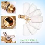 Brass Float Valve with Adjustable Arm for Fountains