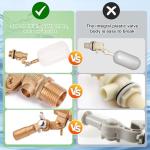 Brass Float Valve with Adjustable Arm for Fountains