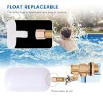 Brass Float Valve with Adjustable Arm for Fountains