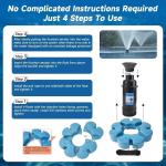 1HP 110V Pond Fountain Aerator with 15000 GPH Pump