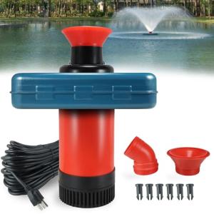 1HP Floating Pond Fountain Aerator Pump, 15000 GPH