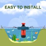 1HP Floating Pond Fountain Aerator Pump, 15000 GPH