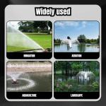 Floating Pond Fountain Aerator Pump 15000 GPH