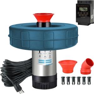 Floating Pond Aerator Fountain with Powerful 1HP Pump