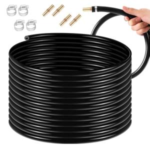 125FT Self Sinking Pond Hose with Clamps