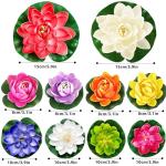 Floating Foam Lotus Flowers for Pond Decor