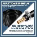 125FT Self Sinking Pond Hose with Clamps