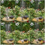 AISITIN Solar Water Fountain with 6 Nozzles
