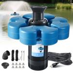 Powerful 1HP Pond Fountain Pump with Traction Ropes