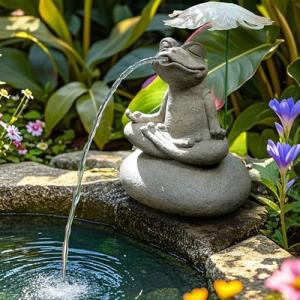 Frog Water Spitter for Small Ponds