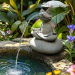 Frog Water Spitter for Small Ponds