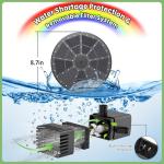 Solar Fountain with Adjustable Spray and Colorful Lights