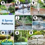 Solar Fountain Pump with Filter Kit for Ponds