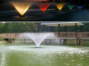 Kasco VFX Series 3/4 HP Pond Fountain with LED Lights