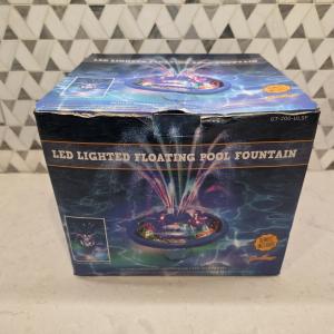 LED Lighted Floating Pool Fountain with Remote