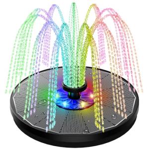3.5W Solar Floating Fountain with RGB Lights