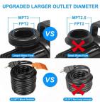 Large 9300 GPH Pond Waterfall and Koi Fountain