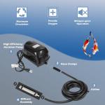 4,000-Gallon Pond Aeration Kit with Air Pump