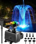 RGB Submersible Pump Pond Filter Fountain Kit