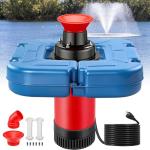 1HP Floating Pond Fountain Aerator with 2 Nozzles