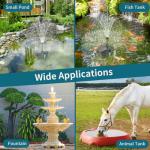 Solar Pond Filter and Pump with Battery Backup