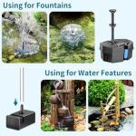 Solar Pond Filter and Pump with Battery Backup