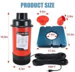 Goldlife 1HP Floating Pond Fountain Aerator