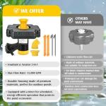 1HP Floating Pond Fountain Aerator with Timer
