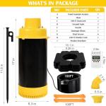 1HP Floating Pond Fountain Aerator with Timer