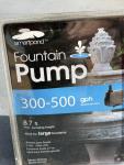 SmartPond Adjustable Fountain Pump 300-500 GPH
