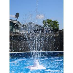 Grecian Triple Tier Floating Pool Fountain - White